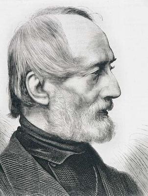 Giuseppe Mazzini (1805-72) Italian Writer, Revolutionary and Political Thinker (engraving) à École italienne (19ème siècle)