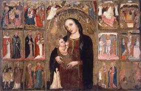 Vierge a l''Enfant et Saints/Peint.ital.