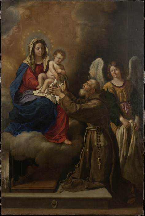 The Vision of Saint Anthony of Padua à Ecole italienne du XVIIe siècle
