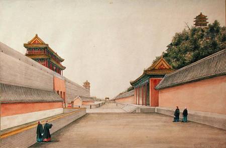 The Imperial Palace in Peking, from a collection of Chinese Sketches à Ivan Alexandrov