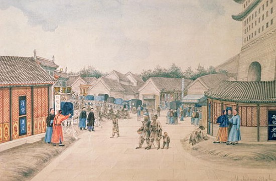 Tsyan-Minh Bridge, from Chinese Sketches, 1804-06 à Ivan Alexandrov