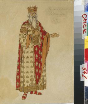 Costume design for the opera Ruslan and Lyudmila by M. Glinka