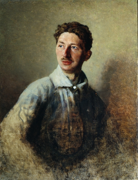 Portrait of the poet Sergey Gorodetsky (1884-1967) 1909 (oil on canvas)  à Ivan Kirillovich Parkhomenko