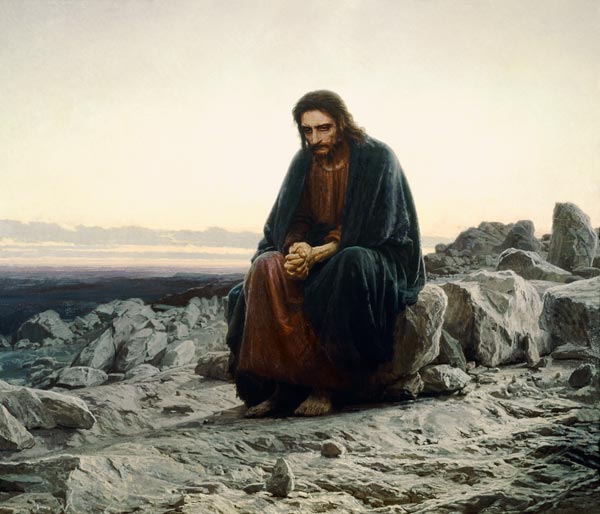 Christ in the Wilderness à Ivan Nikolaevich Kramskoy