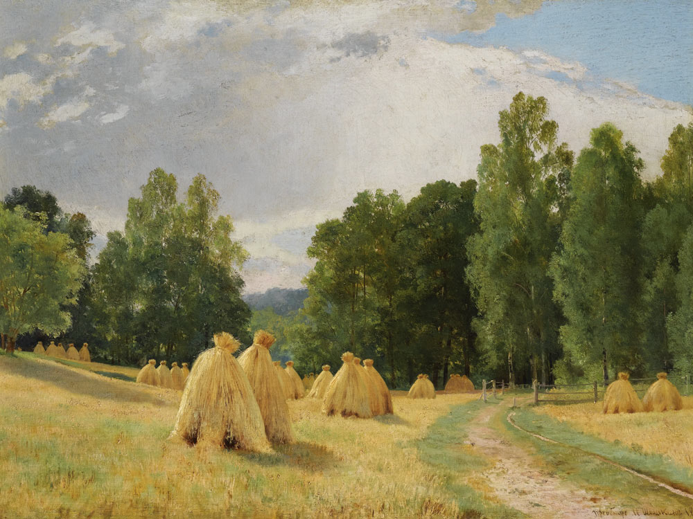 Haystacks, Preobrazhenskoe à Iwan Iwanowitsch Schischkin