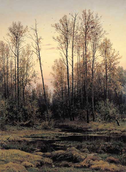 Shishkin / Forest in Spring / Painting à Iwan Iwanowitsch Schischkin