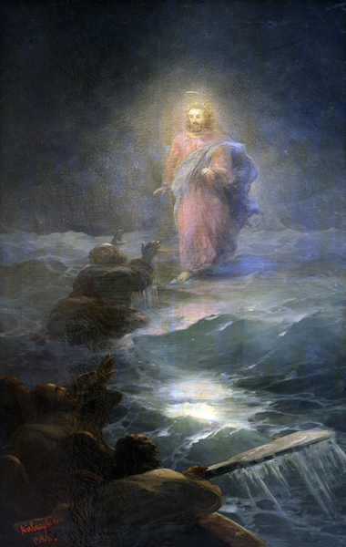 Jesus Walks on Water à Iwan Konstantinowitsch Aiwasowski