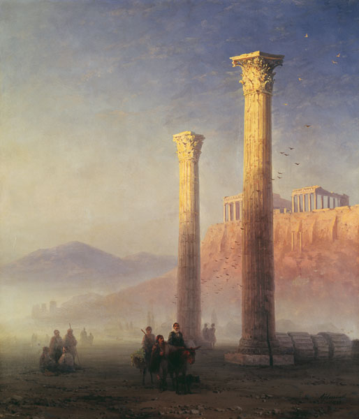 Athen, Olympieion à Iwan Konstantinowitsch Aiwasowski