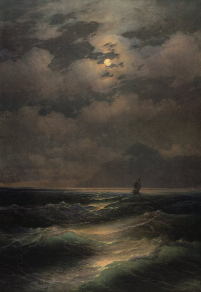 I.K.Aiwasowski, Seascape / Painting à Iwan Konstantinowitsch Aiwasowski