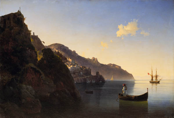 Coast of Amalfi à Iwan Konstantinowitsch Aiwasowski