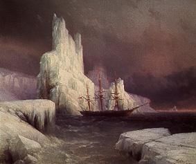 icebergs à Iwan Konstantinowitsch Aiwasowski