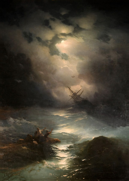 North Sea Storm à Iwan Konstantinowitsch Aiwasowski