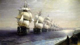 The Parade of Ships in 1849