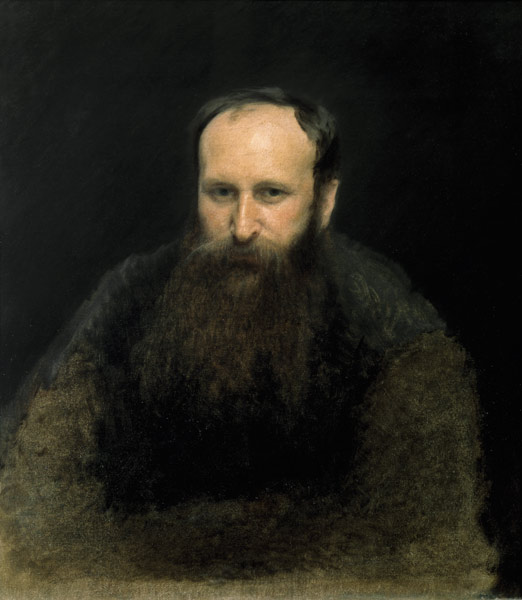 Portrait of Vasili Vasilievich Vereshchagin à Iwan Nikolajewitsch Kramskoi