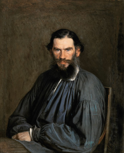 Portrait of Count Lev Nikolaevich Tolstoy (1828-1910) à Iwan Nikolajewitsch Kramskoi