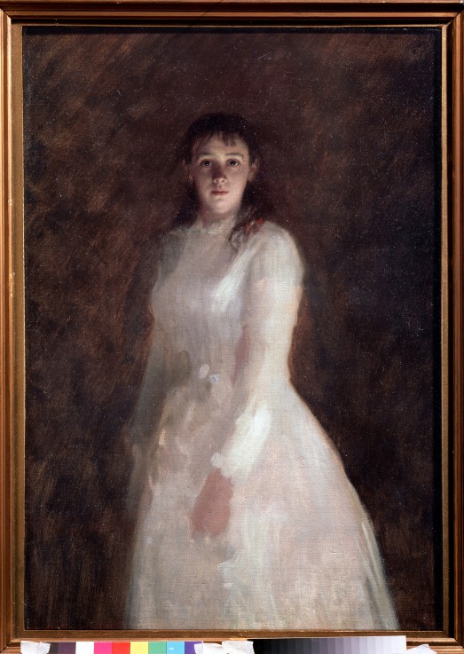 Portrait of a young Lady à Iwan Nikolajewitsch Kramskoi