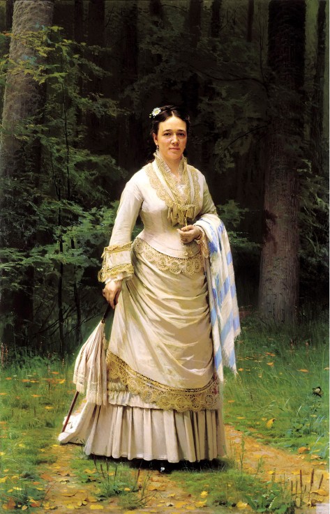 Portrait of Vera Tretyakova à Iwan Nikolajewitsch Kramskoi