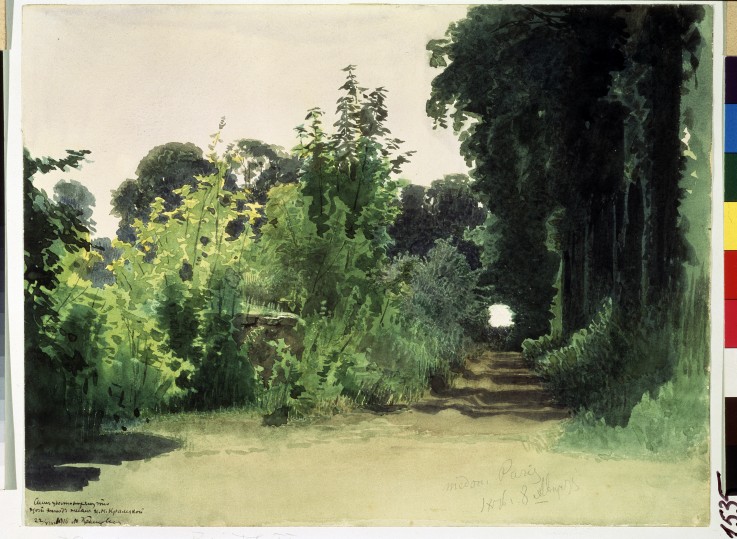 In the Grove of Medon near Paris à Iwan Nikolajewitsch Kramskoi