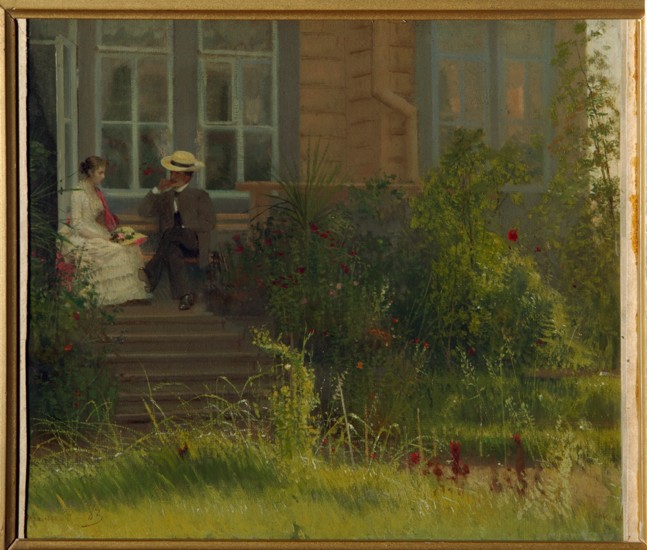Artist's Dacha at Siverskaya à Iwan Nikolajewitsch Kramskoi