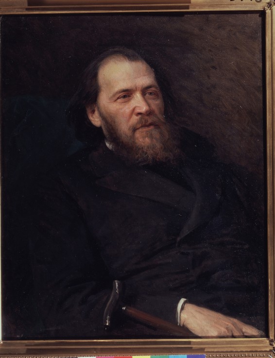Portrait of the poet Yakov Polonsky (1820-1898) à Iwan Nikolajewitsch Kramskoi