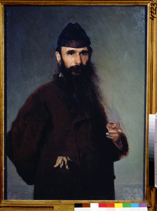 Portrait of the artist Alexander Litovchenko (1835-1890) à Iwan Nikolajewitsch Kramskoi