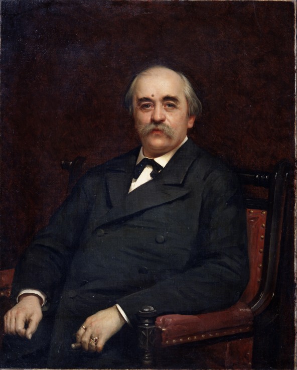 Portrait of the author Grigori Danilevsky (1829-1890) à Iwan Nikolajewitsch Kramskoi