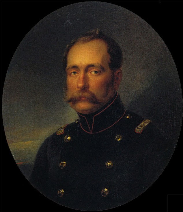 Portrait of Grand Duke Michael Pavlovich of Russia (1798-1849) à Iwan Nikolajewitsch Kramskoi