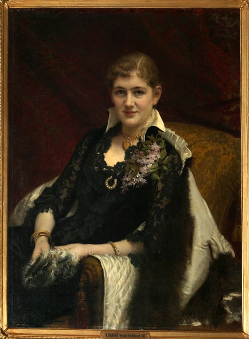 Portrait of Y.A. Voeykova à Iwan Nikolajewitsch Kramskoi