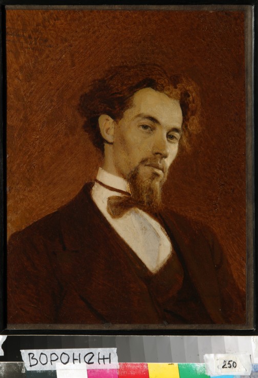 Portrait of the artist Konstantin Savitsky (1844-1905) à Iwan Nikolajewitsch Kramskoi
