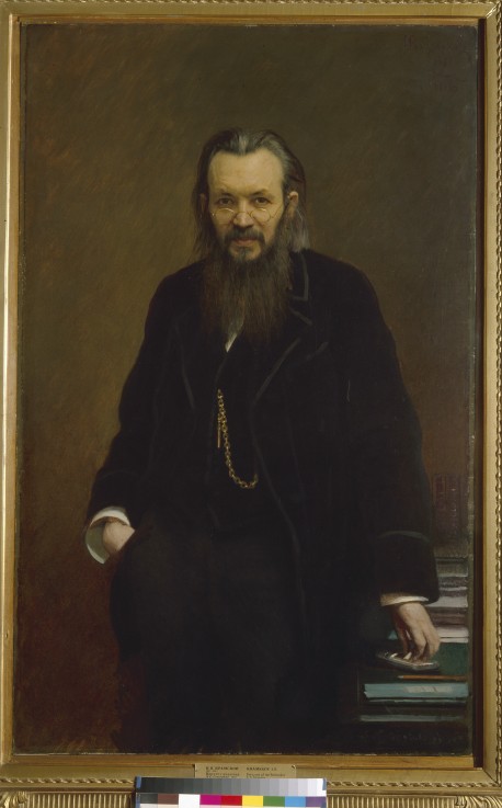 Portrait of the publisher and journalist Aleksey Suvorin (1834-1912) à Iwan Nikolajewitsch Kramskoi