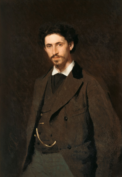 Portrait of Ilya Yefimovich Repin à Iwan Nikolajewitsch Kramskoi