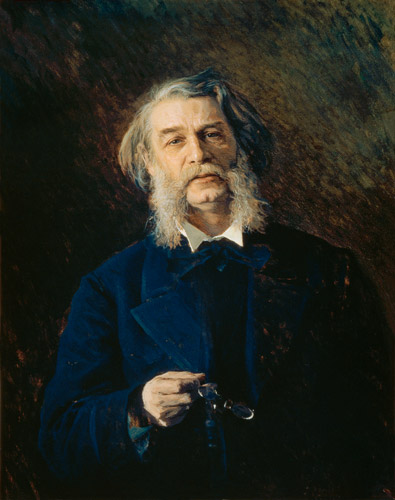 Portrait of Dmitri Vasilievich Grigorovich (1822-99) à Iwan Nikolajewitsch Kramskoi