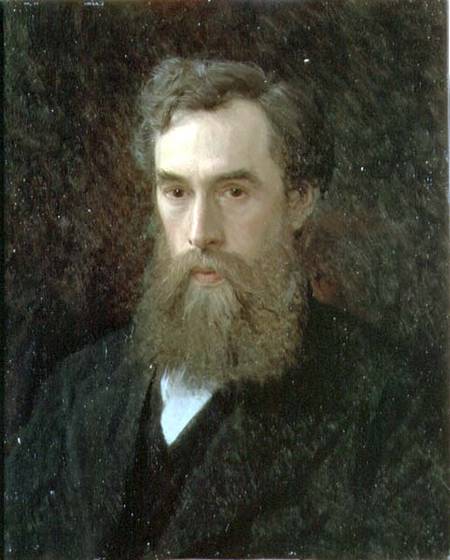 Portrait of Pavel Mikhailovich Tretyakov (1832-98) à Iwan Nikolajewitsch Kramskoi