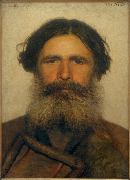 Porträt eines Bauern à Iwan Nikolajewitsch Kramskoi