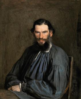 Portrait of Count Lev Nikolaevich Tolstoy (1828-1910)
