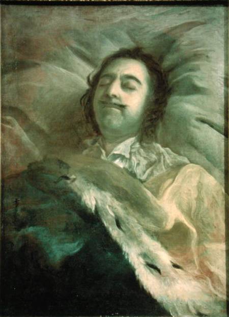 Peter I (1672-1725) the Great on his Deathbed à Iwan Maximowitsch Nikitin