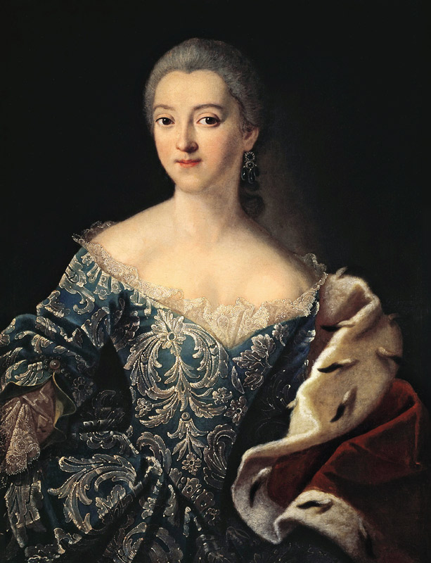 Portrait of Countess Yekaterina Lobanova-Rostovskaya (1735-1802) à Iwan Petrowitsch Argunow