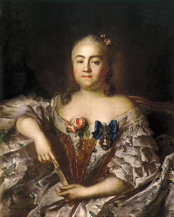 Portrait of Countess Varvara Alexeyevna Sheremetyeva (1711-1767) à Iwan Petrowitsch Argunow