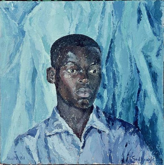 Etienne, Haiti, 1962 (oil on board)  à Izabella  Godlewska de Aranda