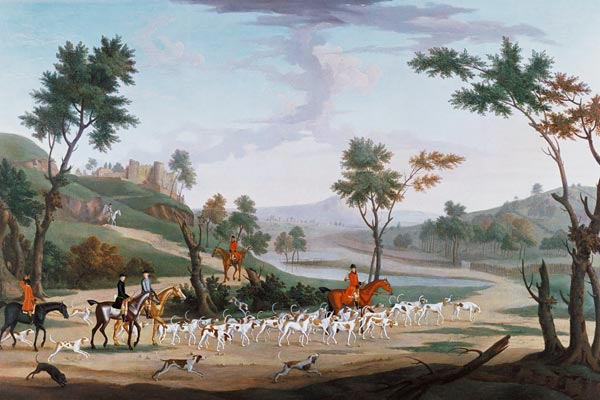 Hunting Scene on the Gallop à J. Francis Sartorius