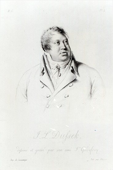 Jan Ladislav Dussek (1760-1812) à J. Godefroy