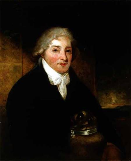 Venanzio Rauzzini (1746-1810) with his dog Turk à J. Hutchison