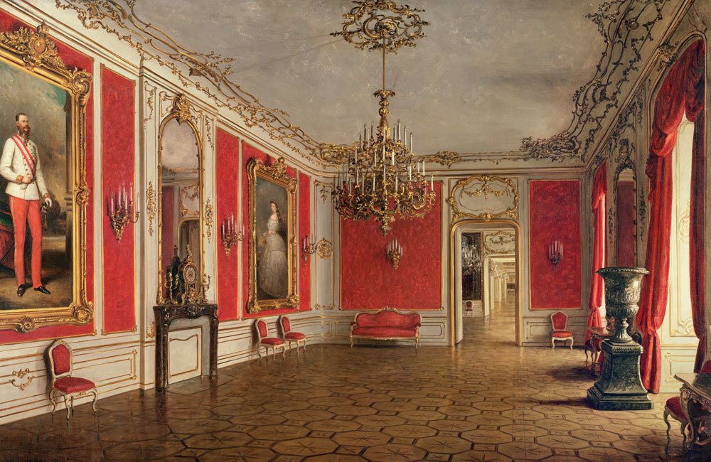 The Reception Room of the Hofburg Palace, Vienna à J. Jaunbersin