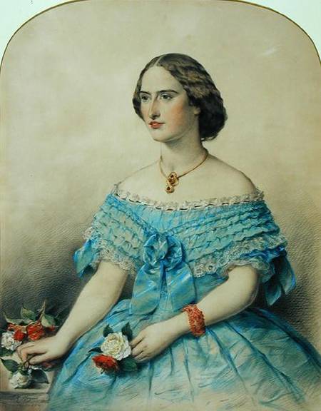 Portrait of a Young Woman, 'Miss Floe' à J. M. Rogers