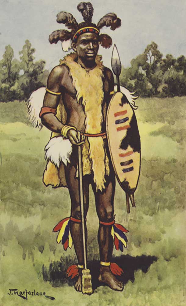Zulu chief à J. Macfarlane