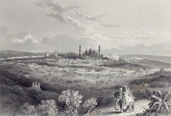 Delhi; engraved by Edward Paxman Brandard (1819-98) c.1860 à J Ramage