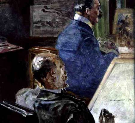 In the Artist's Studio à Jacek Malczewski