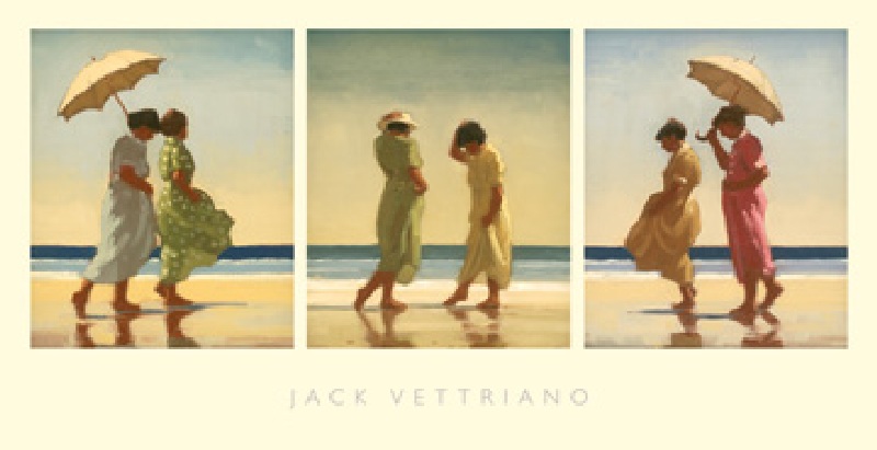Summer Days - Triptych à Jack Vettriano