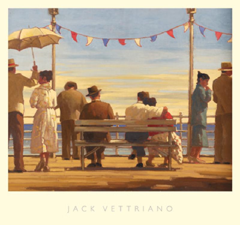 The Pier à Jack Vettriano