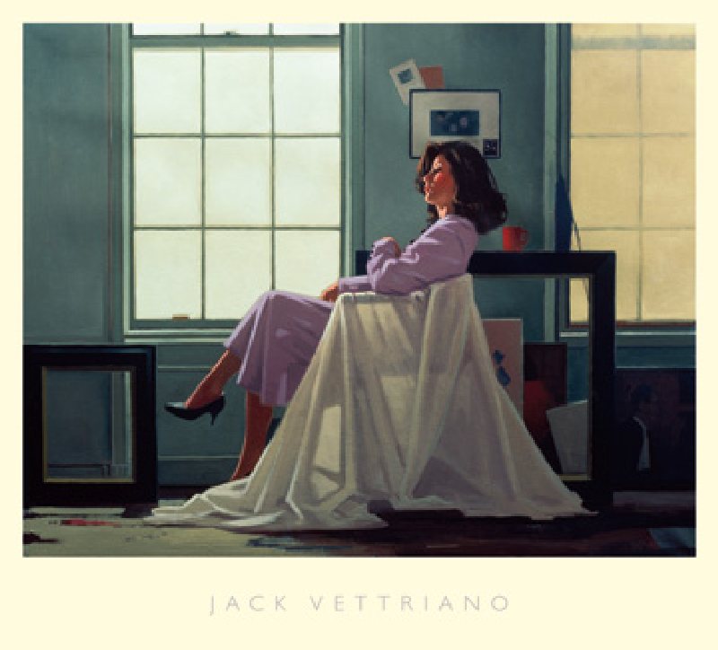 Winter Light and Lavender à Jack Vettriano